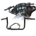 10" Prewired Meathook 1.25" Handlebar For Harley Street Electra Glide 2008-2013 New. Price: $261.64.