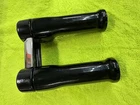 Harley Davidson Handlebar Risers 1/4" Black Chrome 55856-08 Used. Price: $65.00.