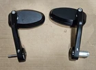 Kemimoto Motorcycle Bar End Mirrors Billet Black 3.86" X 1.93". Price: $53.99.