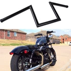 8" Rise Z-bars 1" Handlebars For Harley Sportster XL883 1200 Custom Softail Dyna New. Price: $65.95.