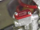Works Connection 21-605 Red Anodized Rear Brake Master Cylinder Cover New. Price: $39.69.