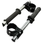 2007 2008 Suzuki GSXR1000 Woodcraft Handlebar Clip On Set Left Right Silver Used. Price: $152.24.