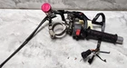 05 06 Kawasaki ZX6R Ninja Clip On Handlebar Assembly Switches Master Cylinder Used. Price: $107.50.