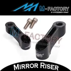 Black Rearview Mirror Riser Extender For Kawasaki Z1000 2014-2018 New. Price: $38.41.