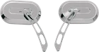 Drag Specialties Oval Pair Motorcycle Chrome Mirrors For Harley Sportster Softai New. Price: $171.62.