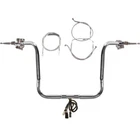 1/4" Chrome 14" Wild Bar Ckit 2008-2013 Harley Street Glide W/cruise No Abs New. Price: $1509.01.