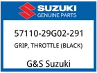 Suzuki Oem Part 57110-29G02-291 Grip, Throttle (black) New. Price: $32.53.