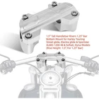 1.5'' Tall Handlebar Risers 1.25" Bottom Mount For Harley Touring Softail New. Price: $50.99.