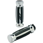 Pro-one Chrome Straight-style Custom Rubber Grips 490001 New. Price: $143.51.