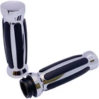 Pro-one Perf.mfg. Custom Straight Rubber Grips Chrome 490001 New. Price: $158.72.