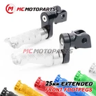 Cnc 25MM Extension Front Foot Pegs For Thruxton Street Cup Tiger 1050 New. Price: $52.42.