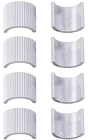 8PCS Shim 7/8" 1" Motorcycle Silver New. Price: $12.80.