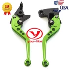 Cnc Adjust Green Short Brake Clutch Lever For Yamaha Yfz 450 S/t/v 2003-2006 Atv New. Price: $26.60.