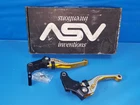 GSXR1000/750/600 2005-25/GSX-S1000 15-20 Asv C5 Clutch & Brake Levers Duel Gold Used. Price: $187.77.