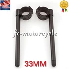33MM Clip Ons Fork Clamp Bars Ends Tube 10 Degrees Motorcycle New. Price: $37.86.