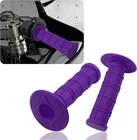 2PCS Motorcycle Grips,anti-slip Rubber Dirt Bike With 7/8" Left Purple New. Price: $10.94.