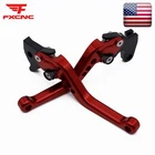 Red Fxcnc Adjustable Brake & Clutch Levers For Benelli TNT125 TNT135 2016-2025 New. Price: $21.99.