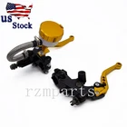 Cnc Aluminum Hydraulic Brake Cable Clutch Master Cylinder Lever Reservoir Gold New. Price: $47.08.