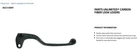 Parts Unlimited Carbon Look Lever 0613-0009 (yam/suz) 23X-83912-00 Cf New. Price: $15.00.