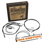 Burly Brand B30-1201 Black Vinyl Handlebar Cable Brake Line Kits New. Price: $443.95.