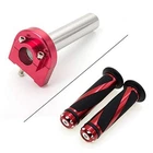 Krace Motorcycle 7/8" Handle Bar Grips With Anodized Cnc Quick Twist New. Price: $27.83.