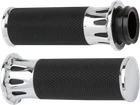 Arlen Ness Fusion Deep Cut Grips Cable Chrome 1-1/4" Harley 07-316 New. Price: $129.99.