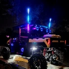 Kemimoto 2PCS 4FT Whip Light Spiral Antenna 366 Modes W/flag&remote For Atv Utv New. Price: $79.99.