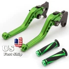 Cnc Long Brake Clutch Levers Grips For Yamaha Wolverine 350 2002-2005 Atv Green New. Price: $42.98.
