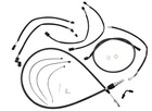 Magnum 4871161 Black Pearl Handlebar Installation Kit For 12IN-14IN. Ape New. Price: $259.99.