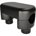 Choppers Flat Black 1-1/2" Risers With Solid Top LA-7442-01M New. Price: $191.73.