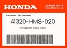 Honda Genuine Cover Set Gear Case 41320-HM8-020 New. Price: $57.16.