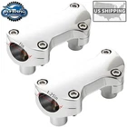 Handlebar Risers Top Clamp Fit For Harley Touring Dyna Softail Sportster Chrome New. Price: $49.99.
