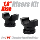 Cnc 1/4" Handlebar 1.8" Risers Kit For Harley Breakout Fxsb Fxbrs Black New. Price: $59.95.