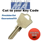 Metal Arc File Cabinet Keys Replacement Made Cut To Code 101E - 225E New. Price: $7.99.