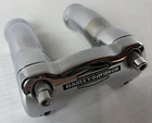 Harley Davidson 05-17 Softail Deluxe 4.5 Chrome Risers W/top Clamp 55903-05 Used. Price: $61.75.