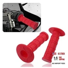 2PCS Motorcycle Grips,anti-slip Rubber Dirt Bike With 7/8" Left & 1" Red New. Price: $13.75.