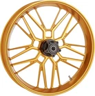 Arlen Ness 19" X 3.25" Split-spoke Forged Gold Front Wheel (330-012) New. Price: $1202.82.