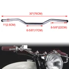 For Harley Motorcycle 1" Dimpled 3" Low Rise Tracker Drag Handlebars Custom New. Price: $42.95.