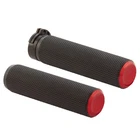 Arlen Ness 07-336 Red Fusion Knurled 1" Handlebar Grips Harley Cable Throtle ... New. Price: $67.45.