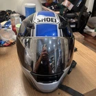 Shoei Medium With Sena Slr Ii Bluetooth Communicator Need New Inside Liner Pre-owned. Price: $200.00.