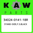 34024-0141-18R Kawasaki Stand-side,f.s.black 34024014118R, New Genuine Oem Part. Price: $96.52.