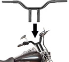 10IN Handlebar T-bar 1.25IN Fat For 1996-2024 Harley Dyna Streetbob Super Glide New. Price: $89.99.