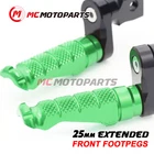 For Kawasaki Zzr 1400 ZX14R / 2006-2021 25MM Lowering Rider Front Foot Pegs New. Price: $52.42.
