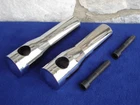 Dna Chrome 6" Hidden Bolt Handlebar Risers Harley Springer Chopper Bobber Custom New. Price: $59.98.
