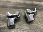 Harley Davidson Flstf Fat Boy Oem Lower Handlebar Clamps Risers Chrome #73 Used. Price: $74.99.