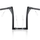 Mokitdora Sportster Dyna Softail 14 Rise Ape Hanger Handlebar 1.25 Fat Clamp New. Price: $176.64.