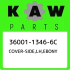 36001-1346-6C Kawasaki Cover-side,lh,ebony 3600113466C, New Genuine Oem Part. Price: $251.54.