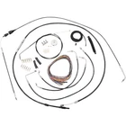 Vinyl Braided Cable/brakeline Kit For 18-20"APEHANGER Handlebars LA-8006KT2B-19B New. Price: $378.52.