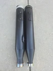Khrome Werks 4.5" Hp Plus Black Slip On Mufflers Fits 2017-2026 Harley Touring Used. Price: $250.00.