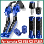 Blue Handle Grips Cap Brake Clutch Levers Black Sets For Yamaha FZ6 FZ1 Fazer New. Price: $52.91.